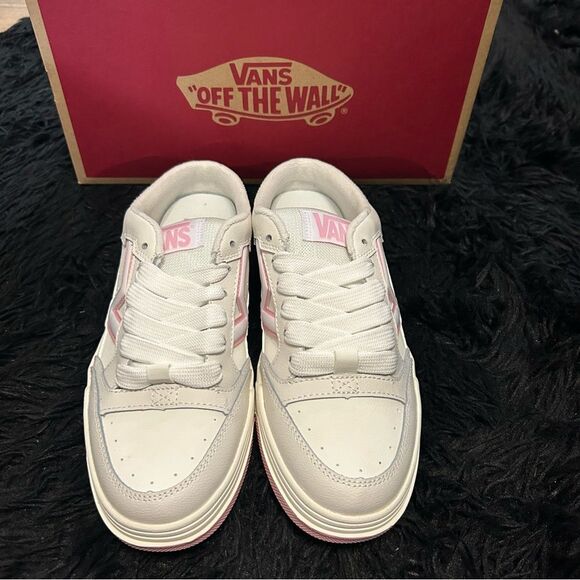 VANS upland mules white pink clogs mules slip on shoes women’s 9 new - Picture 6 of 7